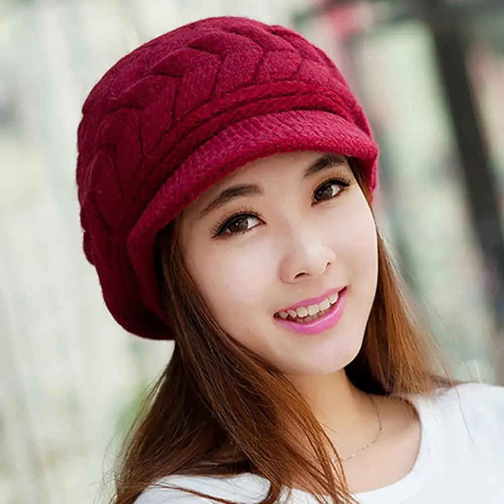 Winter Beanies Knit Women's Hat Winter Hats For Women Ladies Beanie Girls Skullies Caps Bonnet Femme Snapback Wool Warm Hat