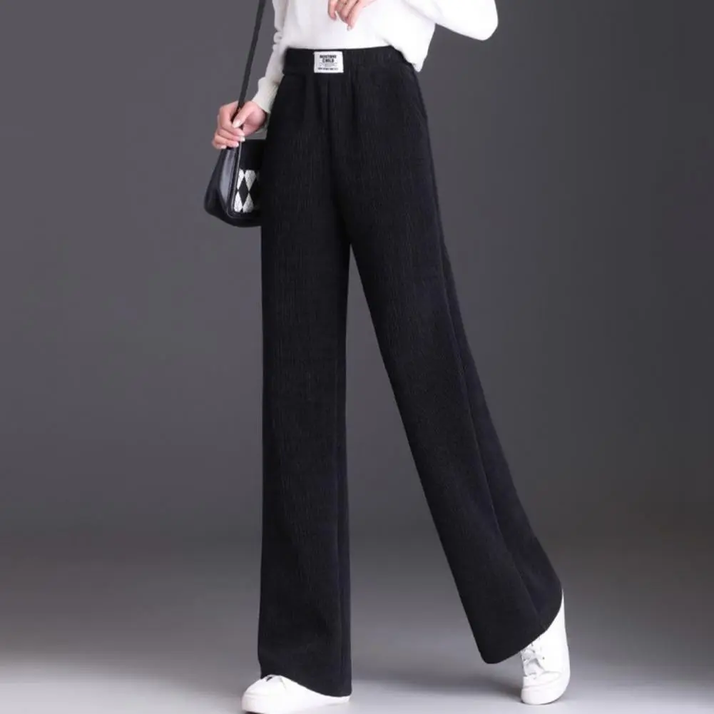 Plush Thick Casual Pants Women Corduroy Warm Pants Autumn Winter Leggings High Waist Harem Pants Trousers Women Брюкижен