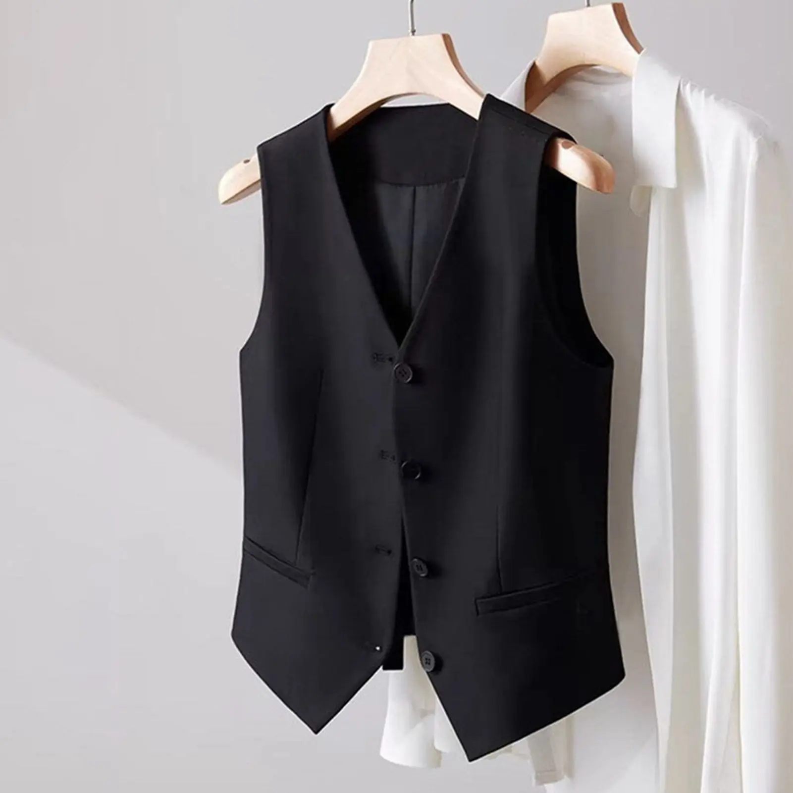 Simple Vests Women Summer Sleeveless Suit Coats Temper Outwear Design Hot Sale 2024 Tender Breathable Korean Style Streetwear