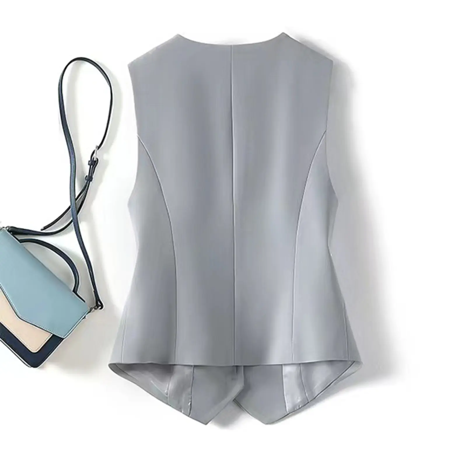 Simple Vests Women Summer Sleeveless Suit Coats Temper Outwear Design Hot Sale 2024 Tender Breathable Korean Style Streetwear