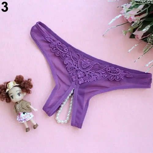 G-String Lace Thong Women's Tanga Low Waist Sexy Lingeries Cotton Panties Laides T Back Pants Girl's Underpants Underwear