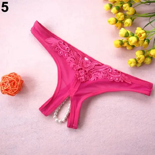 G-String Lace Thong Women's Tanga Low Waist Sexy Lingeries Cotton Panties Laides T Back Pants Girl's Underpants Underwear