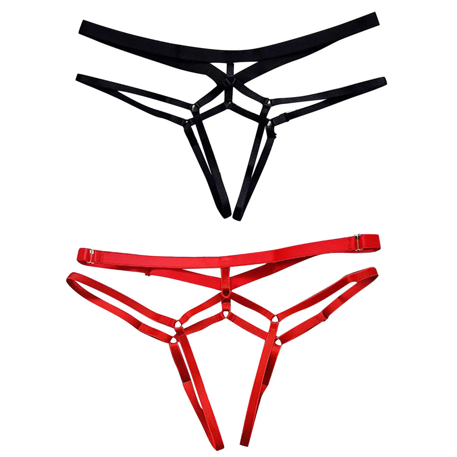 Women's Panties Open Crotch Thongs Sexy Hollow Briefs Underwear Erotic G Strings T-Backs Sweet Crotchless Seamless Panty