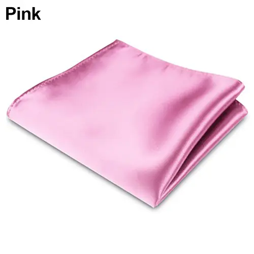 High Grade 2023 New Style Hot sale Silk Handkerchief Black Suit Accessories Solid Men Abraham s birthday Pocket Square