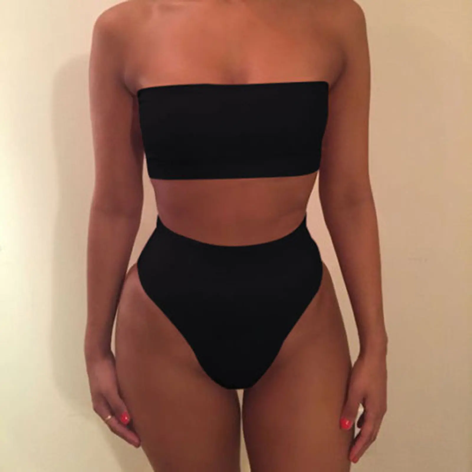 Sexy Micro Bikini 2023 Women Swimsuit Female Swimwear Thong Bikinis Set Brazilian Halter Beach Wear Lace Up Bathing Suit