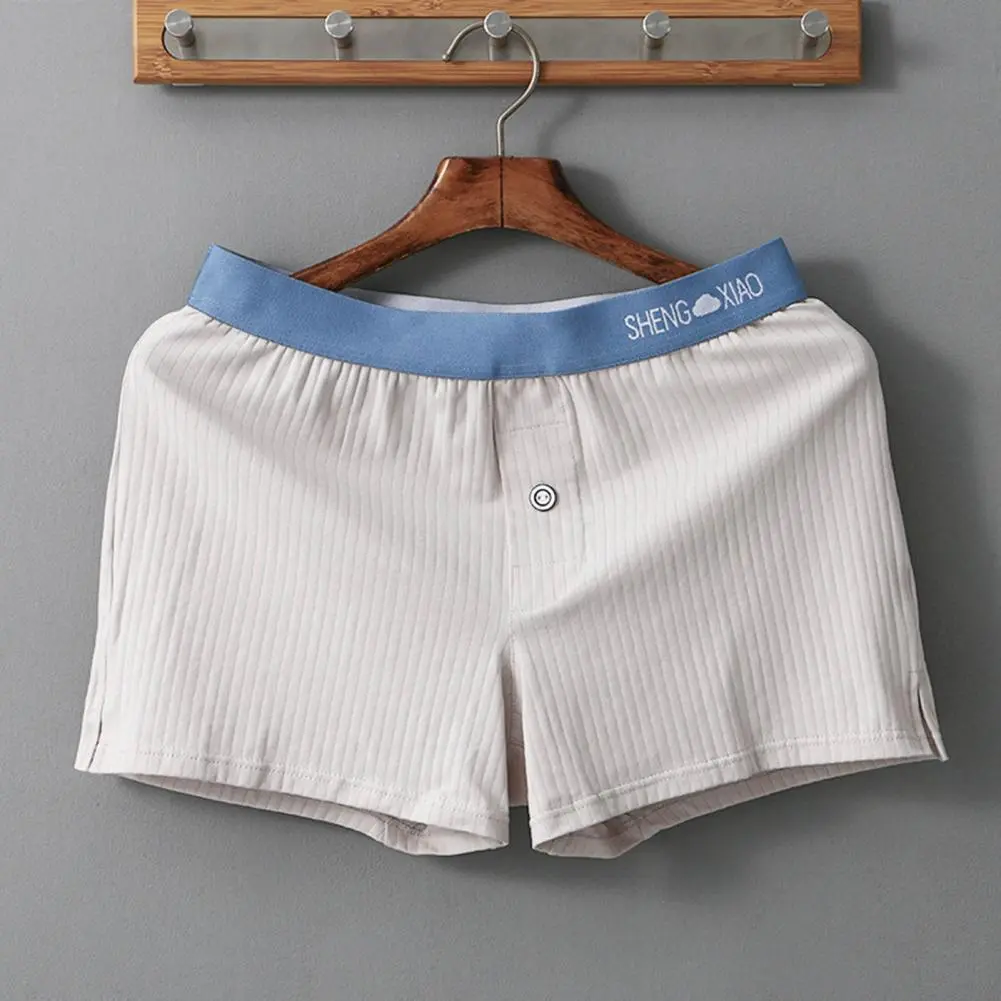 Elastic Boxers Men's Seamless Soft Underpants with Pockets Quick Dry Moisture-wicking Couple Shorts for Breathable Comfort Firm