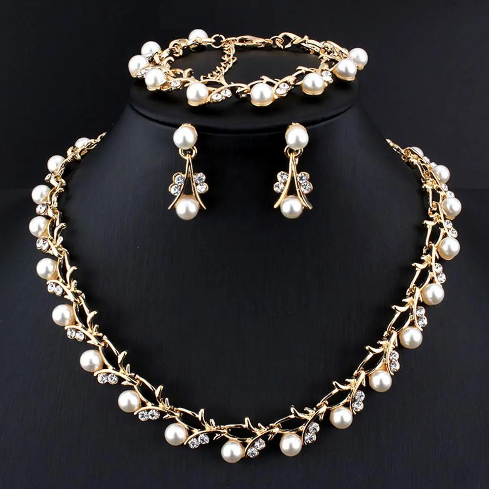 3pcs Set Handmade Red Cherry Fruit Necklace Long Pendant Jewelry Vintage Artistic Accessories Chic Bridal Necklace Earrings