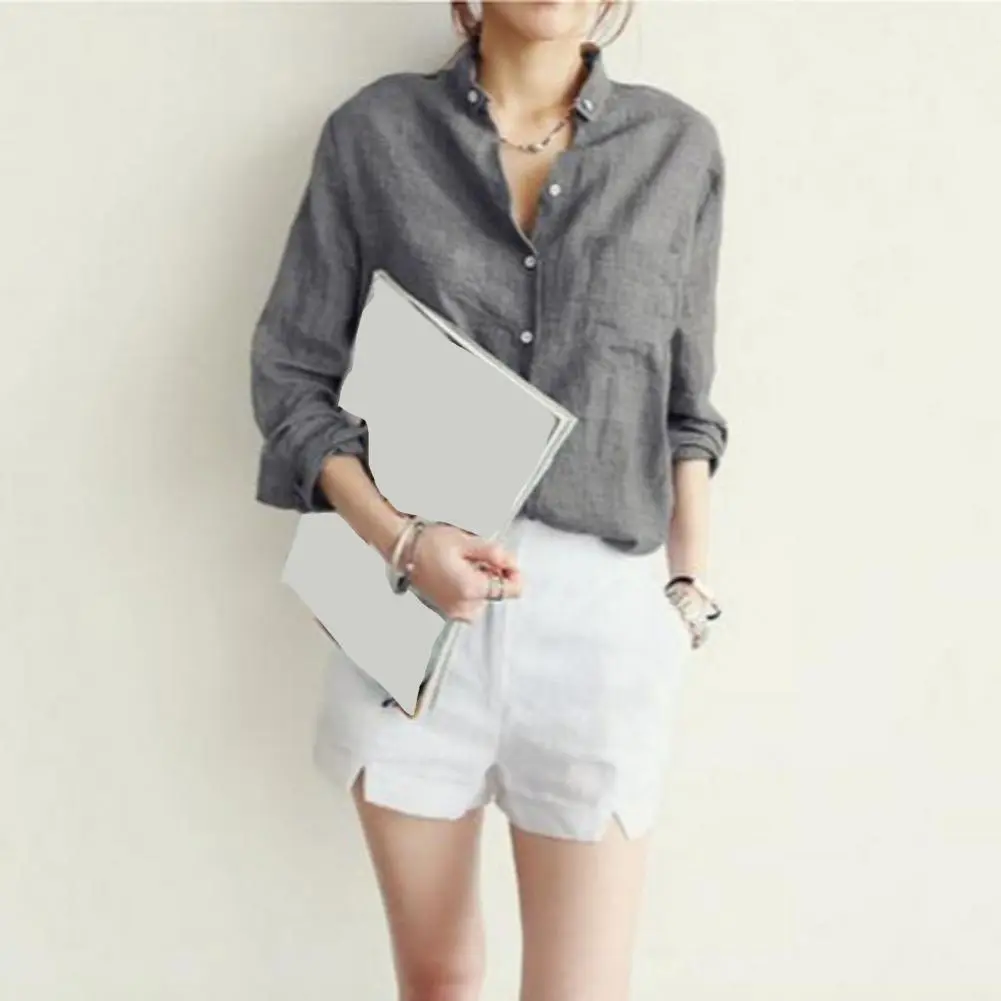 Chemisier Femme Womens Tops Fashion 2022 Summer Linen White Shirt Women Long Sleeve Blouse Korean Woman Clothes Roupas Femininas