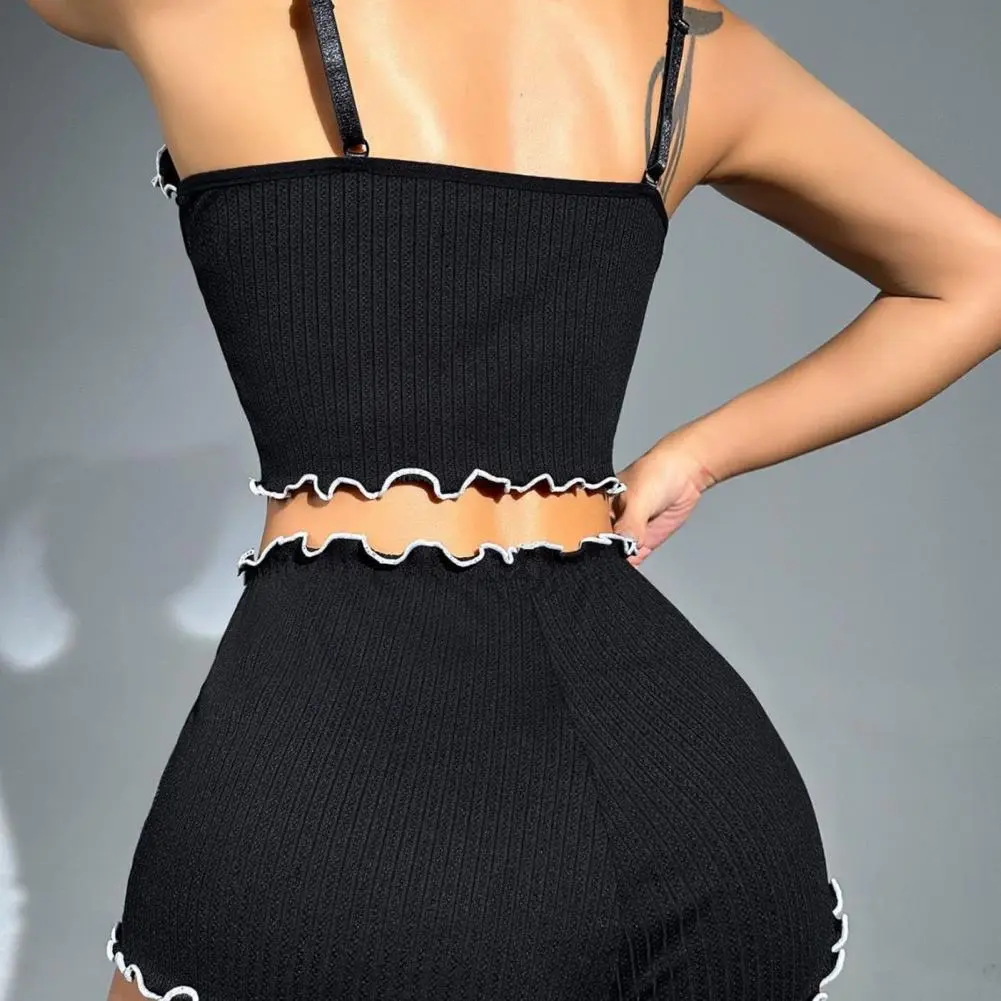 Women's Pajama Set Pajamas T-Shirts Shorts Black V Neck T-Shirt Top Comfortable Casual Summer ﻿