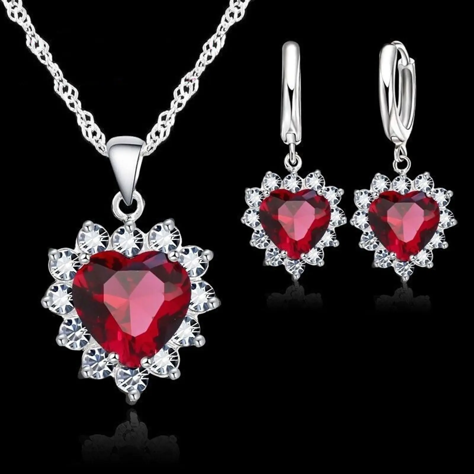 Trendy Pearl Necklace Earrings Set for Women's Neck Chain 2021 Trend Lady Temperament Beads Necklace Jewelry Gift Female