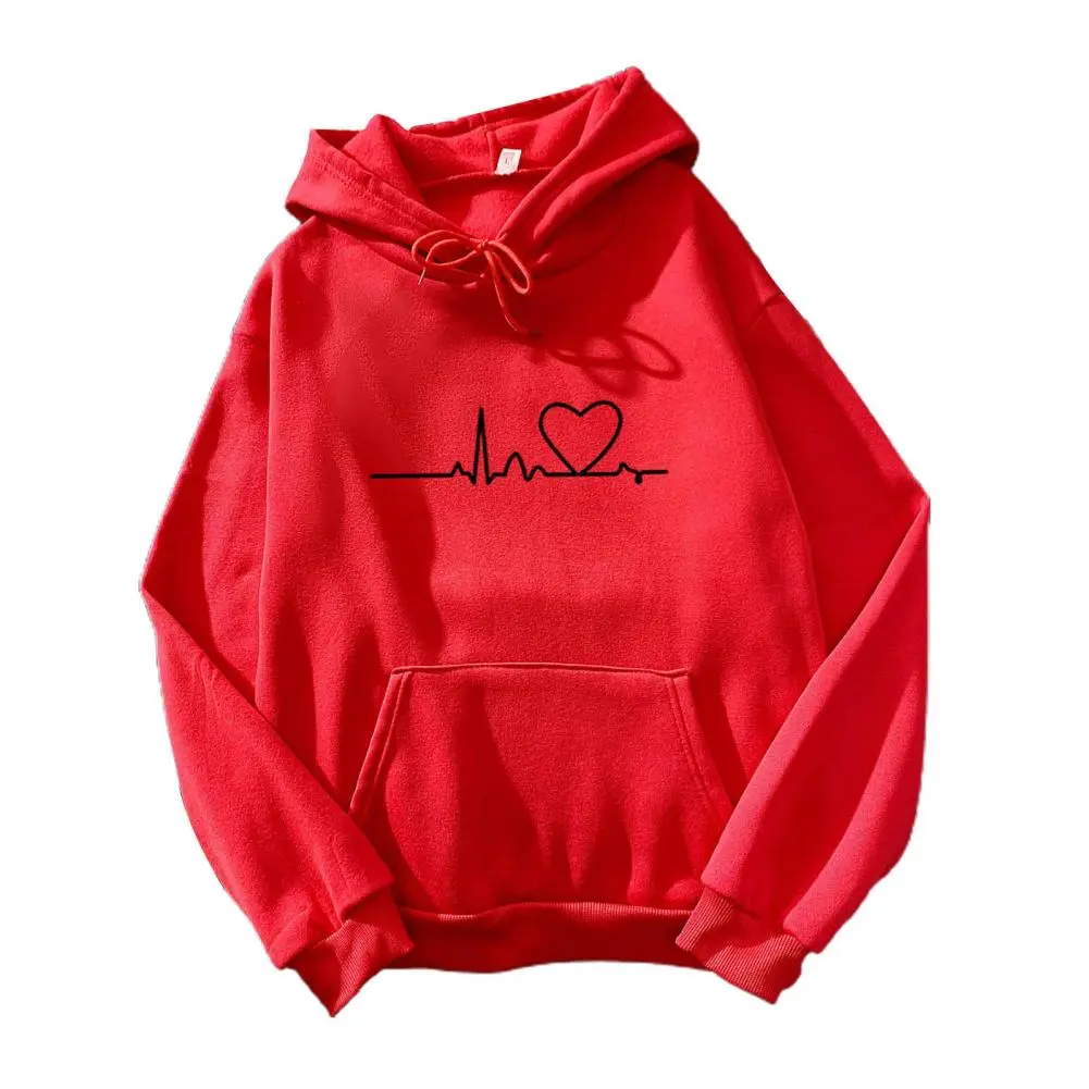 Women's Casual Hoodies Autumn Winter New Tricolor Colorblock Letter Print Round Neck Long Sleeve Femininas Pullover Sweater