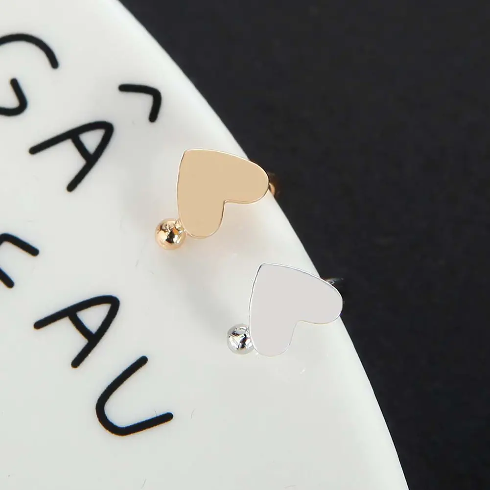 Stainless Steel Star Moon Ear Clip for Women Without Piercing Cross Ear Cuff Clip Earrings Wedding Jewelry