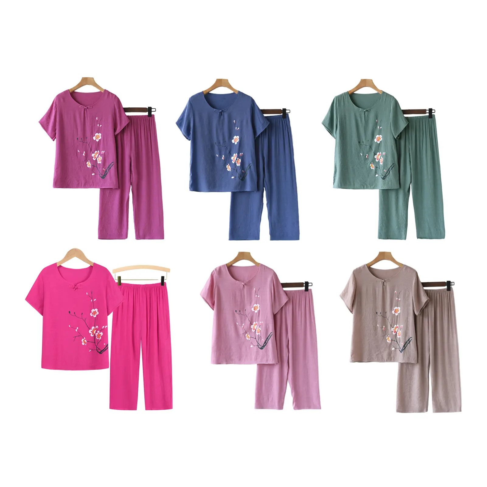XL-4XL Summer Women Matching Sets OL Work Outfits Causal Short Sleeve Shirt Loose Wide Leg Pants Fashion Suit Urban Tracksuits