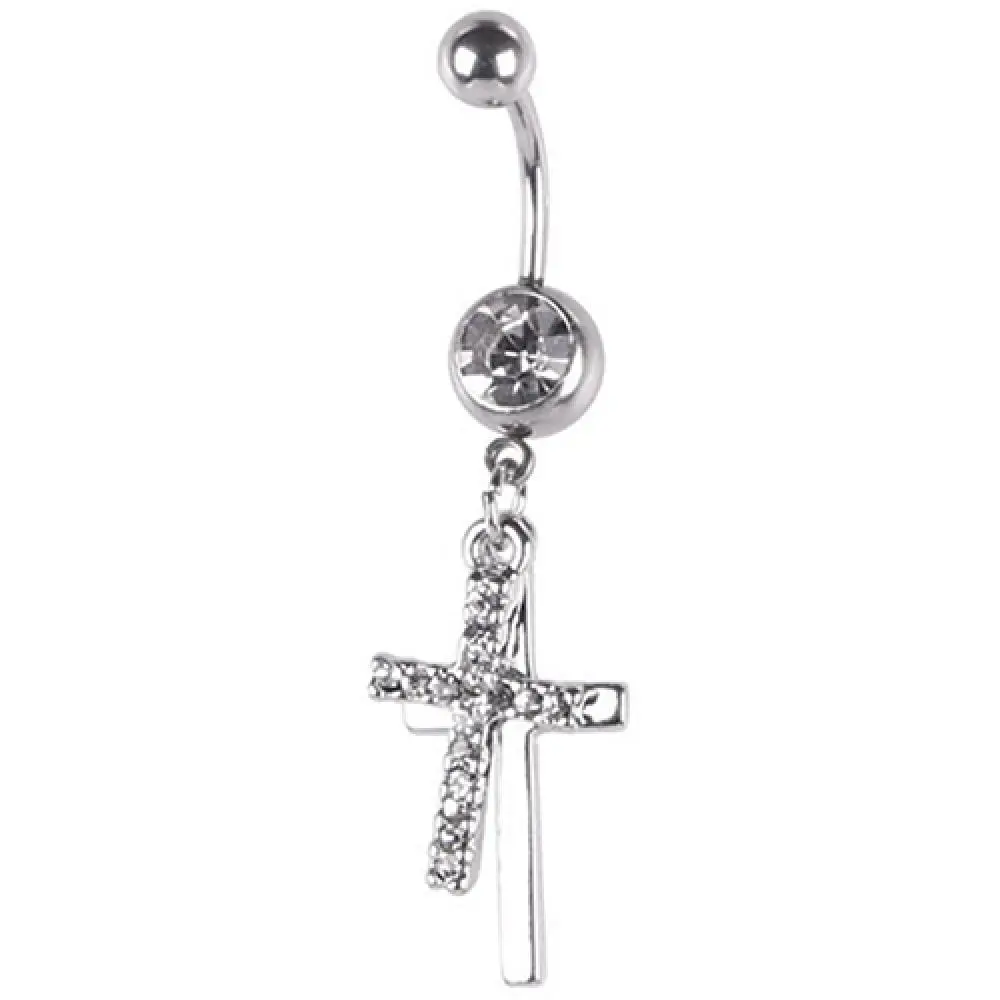 1PC crystal Steel Belly Piercings Navel Piercing Sexy Piercing Ear Piercings Navel Earring Body Jewelry Rhinestone Body Ring Jew