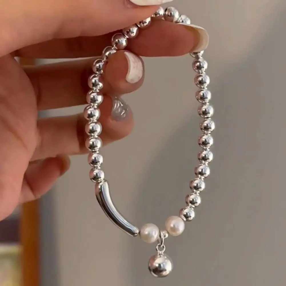 Classic New Design Round Beads Charm Bracelets For Women Simple Style Chain Bangles Jewelry Party Gifts