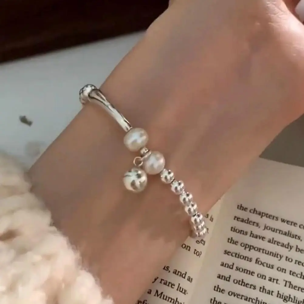 Classic New Design Round Beads Charm Bracelets For Women Simple Style Chain Bangles Jewelry Party Gifts