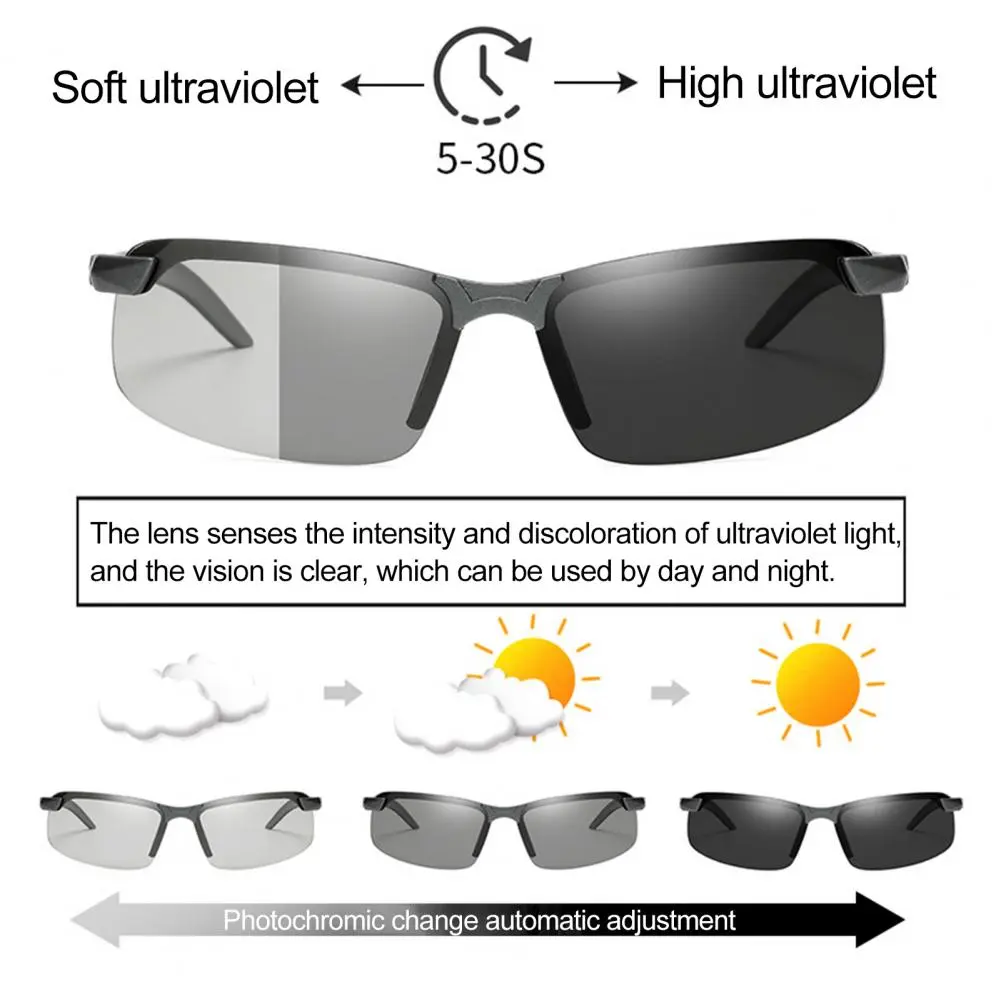Fashion Sports Sunglasses Polarized UV Protection Personalized Glasses Round Frame Metal Men's And Women's Eyewear