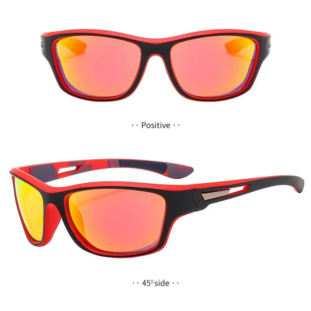 2PCS Fantasy Cool Classic Polarized Square Fashion Glasses For Men And Women Outdoor Sports Party Vacation Travel Driving Fish
