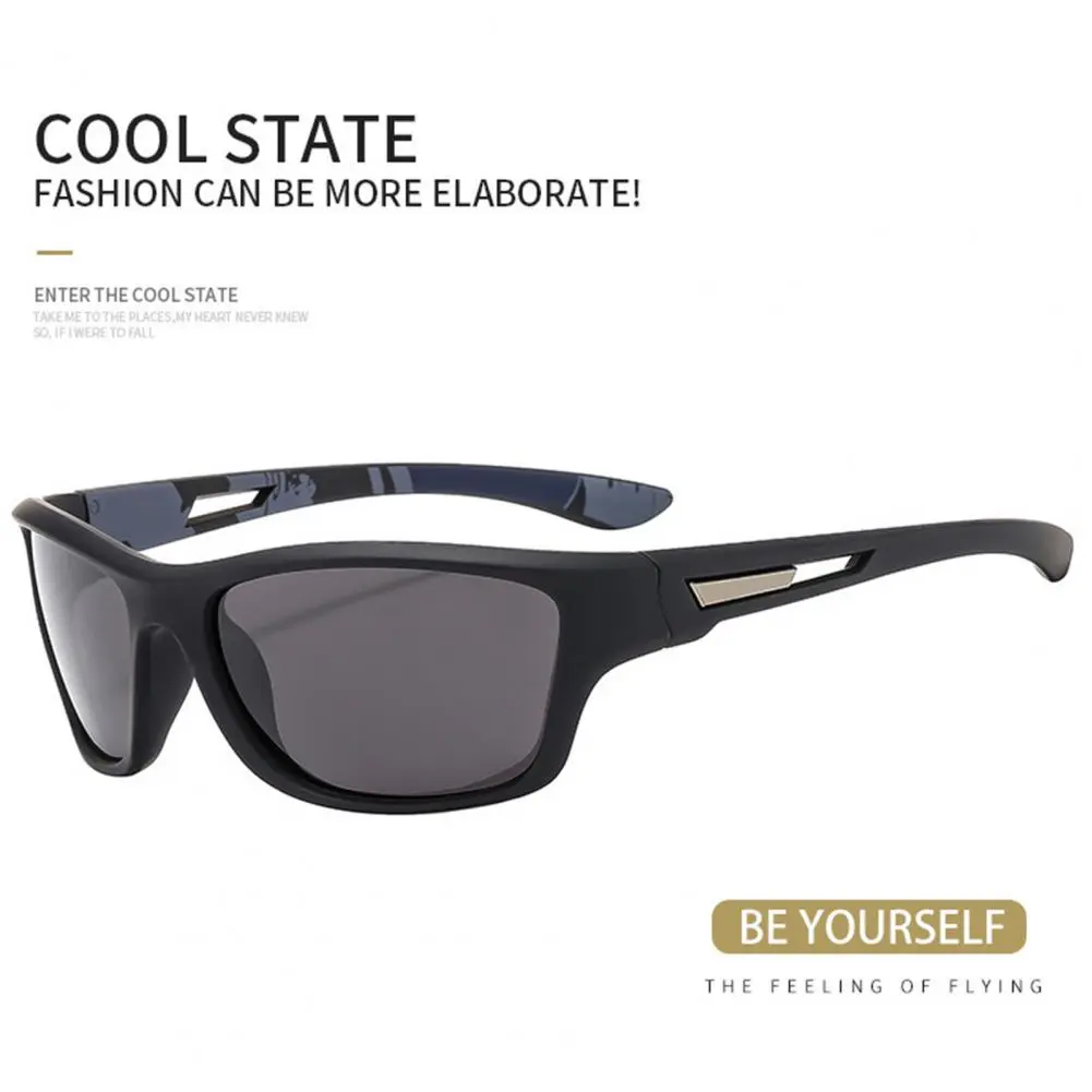 2PCS Fantasy Cool Classic Polarized Square Fashion Glasses For Men And Women Outdoor Sports Party Vacation Travel Driving Fish