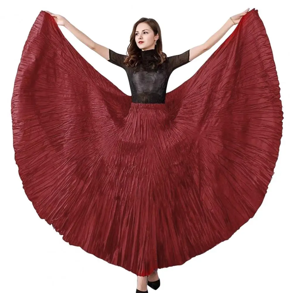 11 Colors Irregular Pleated A-line Skirt For Women High Waist Solid Color Loose Fashion Skirts Casual 2025 Spring New