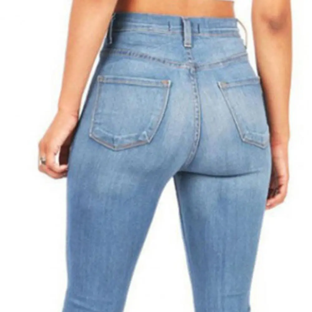 New Fashion Bell Bottom Jeans Women's High Waist Hip Lifting Slimming FLARE PANTS Jeans