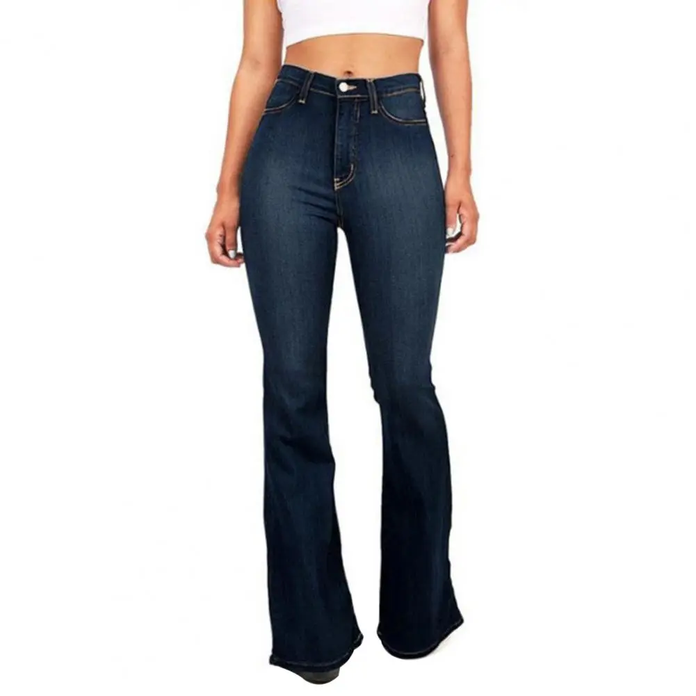New Fashion Bell Bottom Jeans Women's High Waist Hip Lifting Slimming FLARE PANTS Jeans