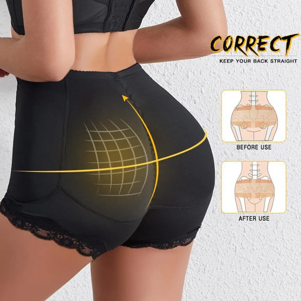 Women Control Panties Hip&butt Pad 4 Pads Lifting Up Body Shaper Panty Enhancer Sponge Padded Buttocks Bigger