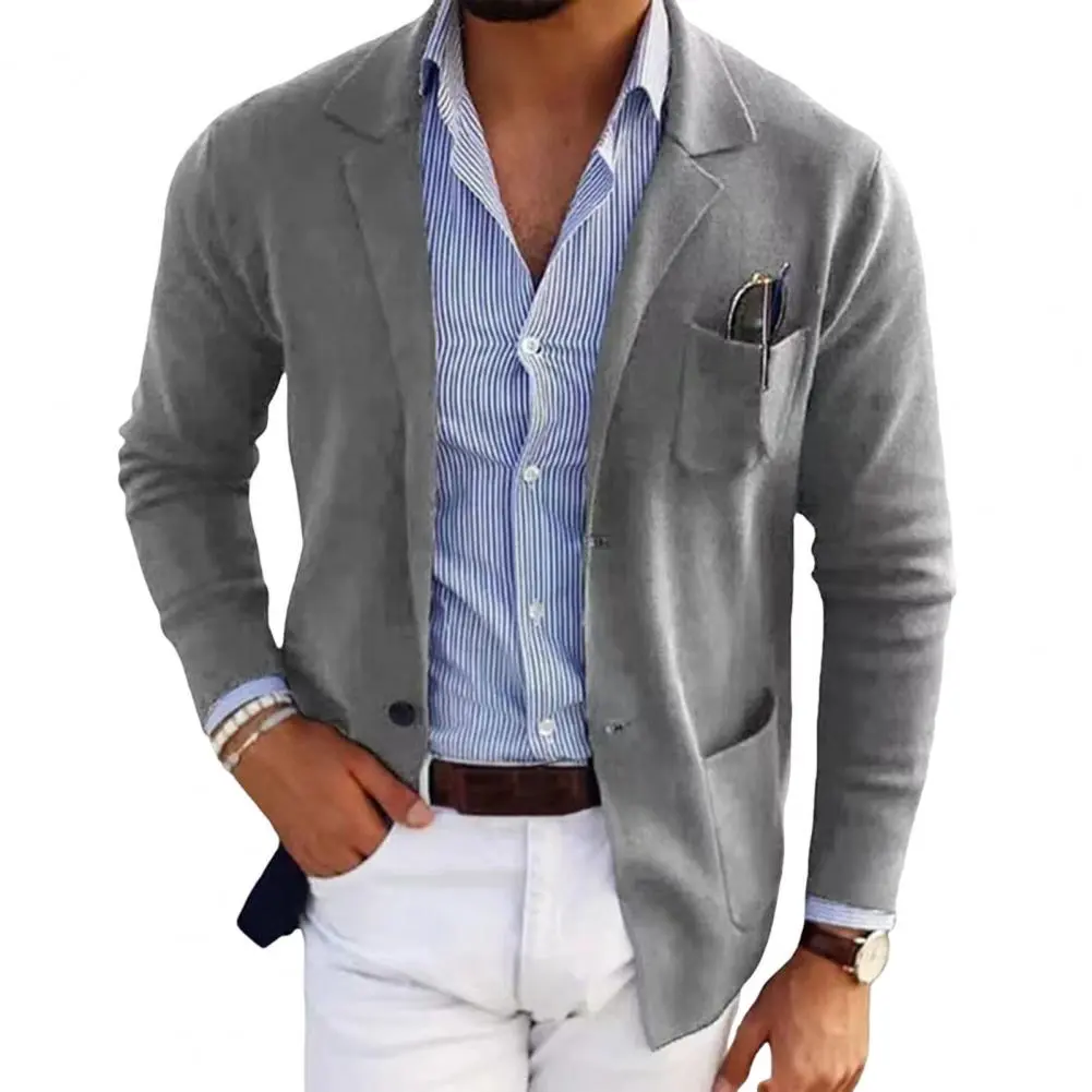 Men s Jacket Suit Coat Men s Business Leisure Slim Fit Fashion High Quality Suit Coat