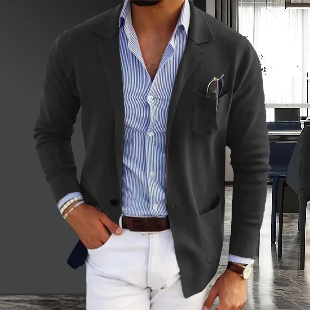 Men s Jacket Suit Coat Men s Business Leisure Slim Fit Fashion High Quality Suit Coat