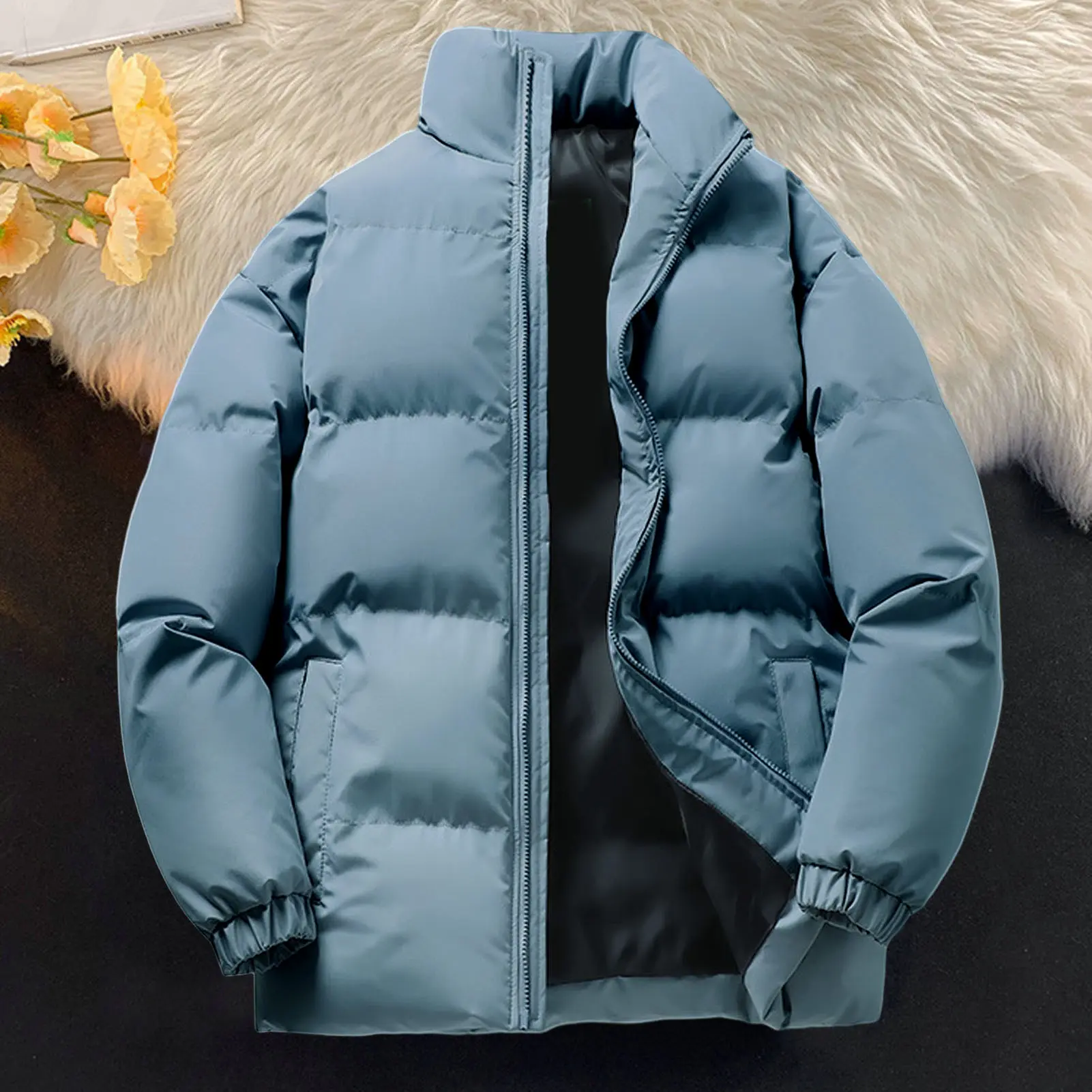 2023 New Arrival Winter Down Jackets Men Overcoat Fashion Thicken Warm Coats for Men Hooded Black Parka