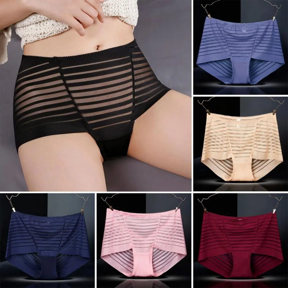 Hot Sexy Lace Panties Women's Underpants Large Size Mid-Rise Waist Briefs Breathable Lift buttocks Female Underwear