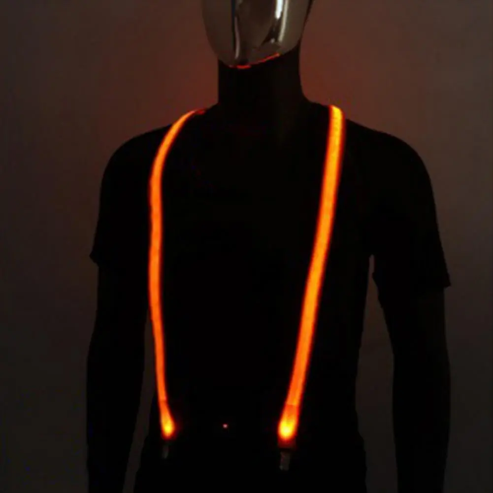 Crowd-favorite Suspender Led Light Up Suspenders for Men Women Adjustable Y Back Glow Suspender for Rave Party for Selfies
