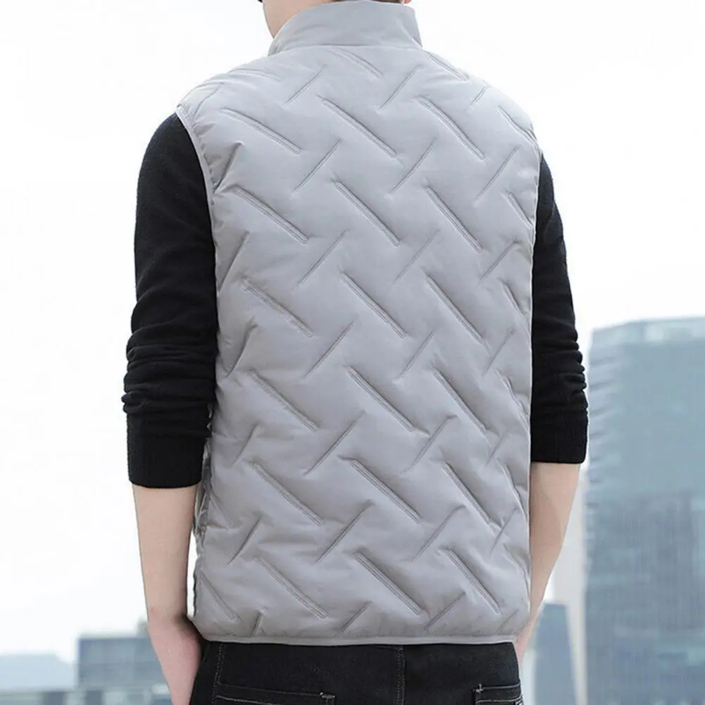 2023 Vest Men Autumn Jackets Thick Vests Man Sleeveless Coats Male Warm Cotton-Padded Waistcoat Men Gilet Veste Hommes