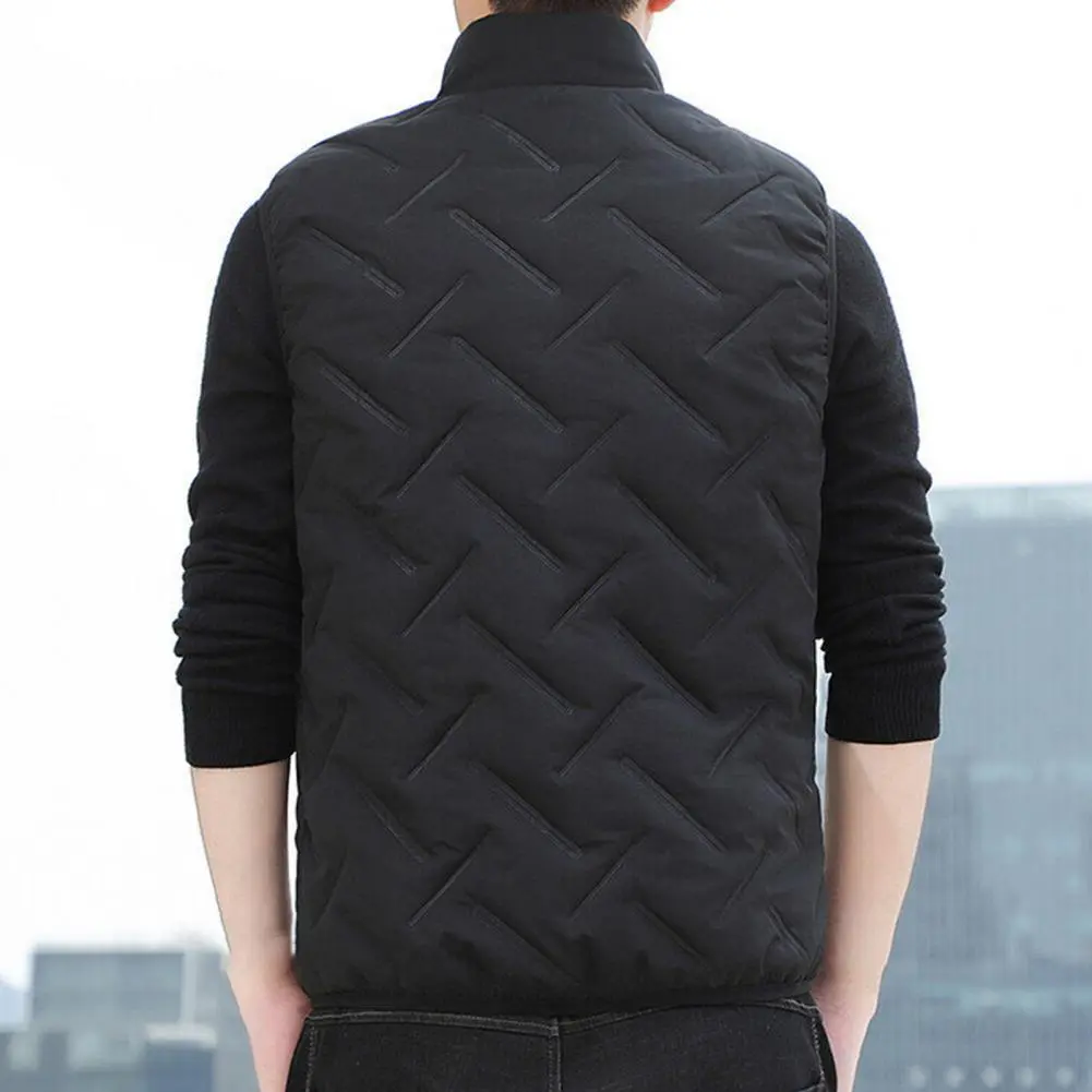 2023 Vest Men Autumn Jackets Thick Vests Man Sleeveless Coats Male Warm Cotton-Padded Waistcoat Men Gilet Veste Hommes
