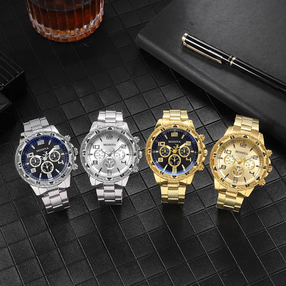 Men's Quartz Watches Sapphire Retro Chronograph Stainless Steel Waterproof Watch Men Relogio Masculino