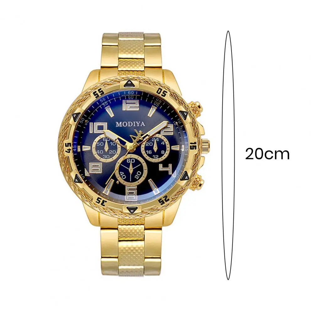 Men's Quartz Watches Sapphire Retro Chronograph Stainless Steel Waterproof Watch Men Relogio Masculino