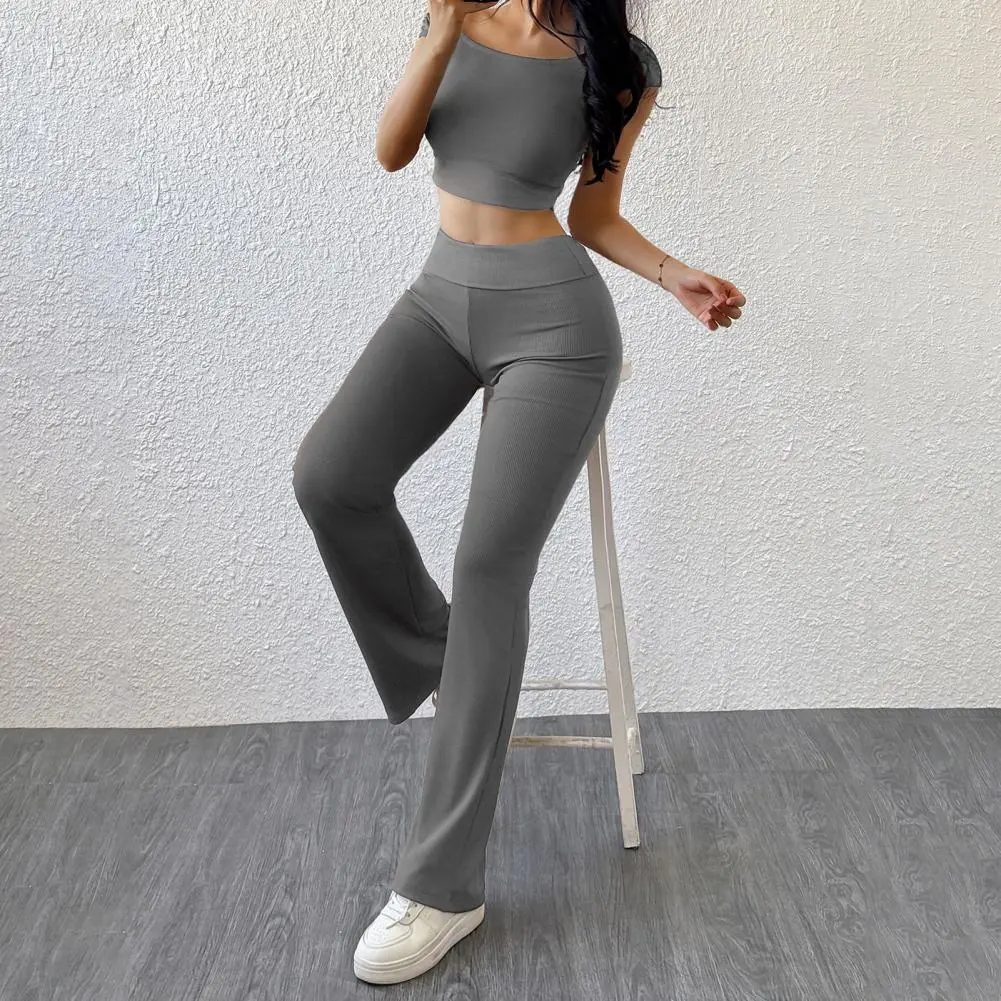 Outfit Two-Piece Women's Sports Set Chest Yoga Clothes Female Gym Bandeau Sports Bra Suits Sport Outfit For Woman