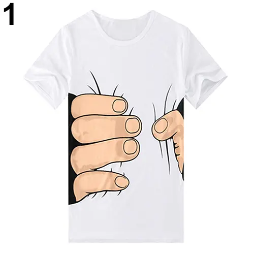 2023 New Summer Men's High-Quality Cotton T-Shirt Short Sleeve Hand Bone Print O-neck Casual Streetwear Tee Top