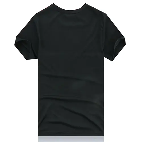 2023 New Summer Men's High-Quality Cotton T-Shirt Short Sleeve Hand Bone Print O-neck Casual Streetwear Tee Top