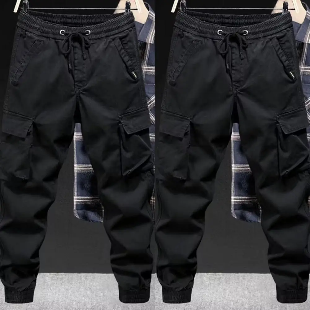 Cargo Pants Men Jogging Casual Pants Cotton Full Length Military Mens Streetwear Mens Work Tracksuit Trousers Plus Size