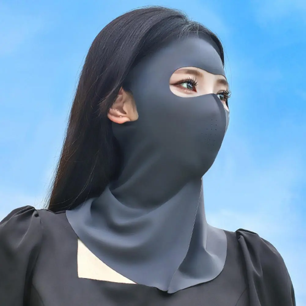 Neck Shoulder Coverage Face Guard Sun Protection Neck Gaiter with Adjustable Fit for Superior Breathability Stretchable Uv