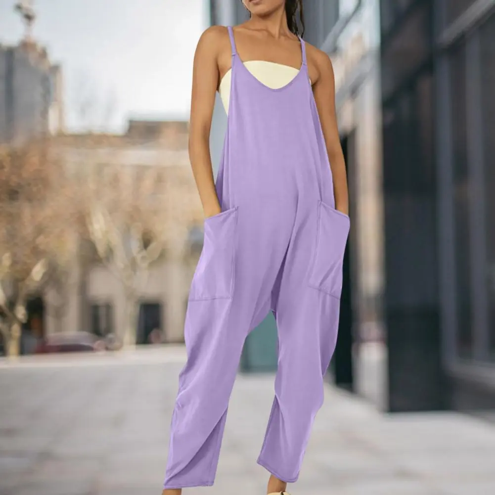 2023 Summer Long Jumpsuit Women Overalls Black Jumpsuit Ladies Jump Suit Romper Overalls For Women