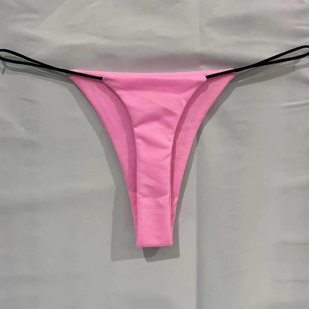Women Panties Low Waist Double-layered Lingerie Panty Briefs Thongs Plus Size Sexy Tanga Thong Micro G-string T-back Knickers