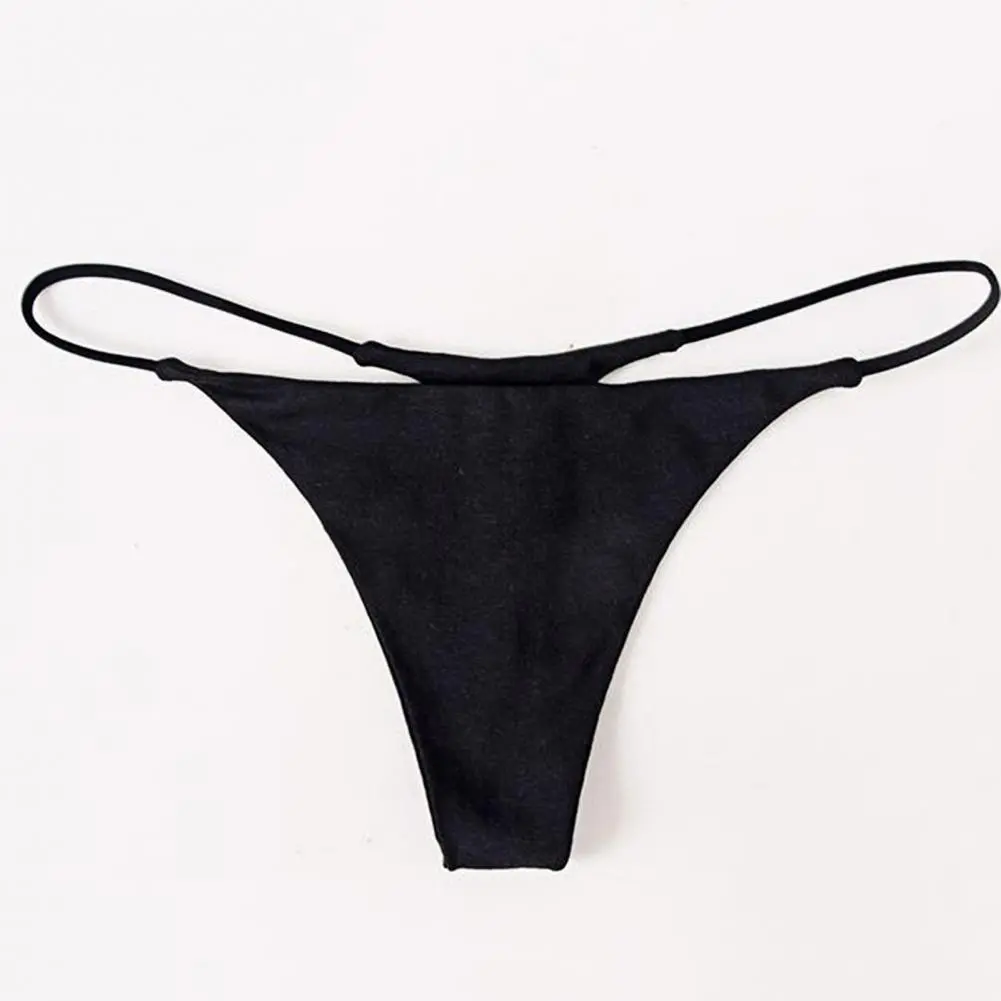 Women Panties Low Waist Double-layered Lingerie Panty Briefs Thongs Plus Size Sexy Tanga Thong Micro G-string T-back Knickers
