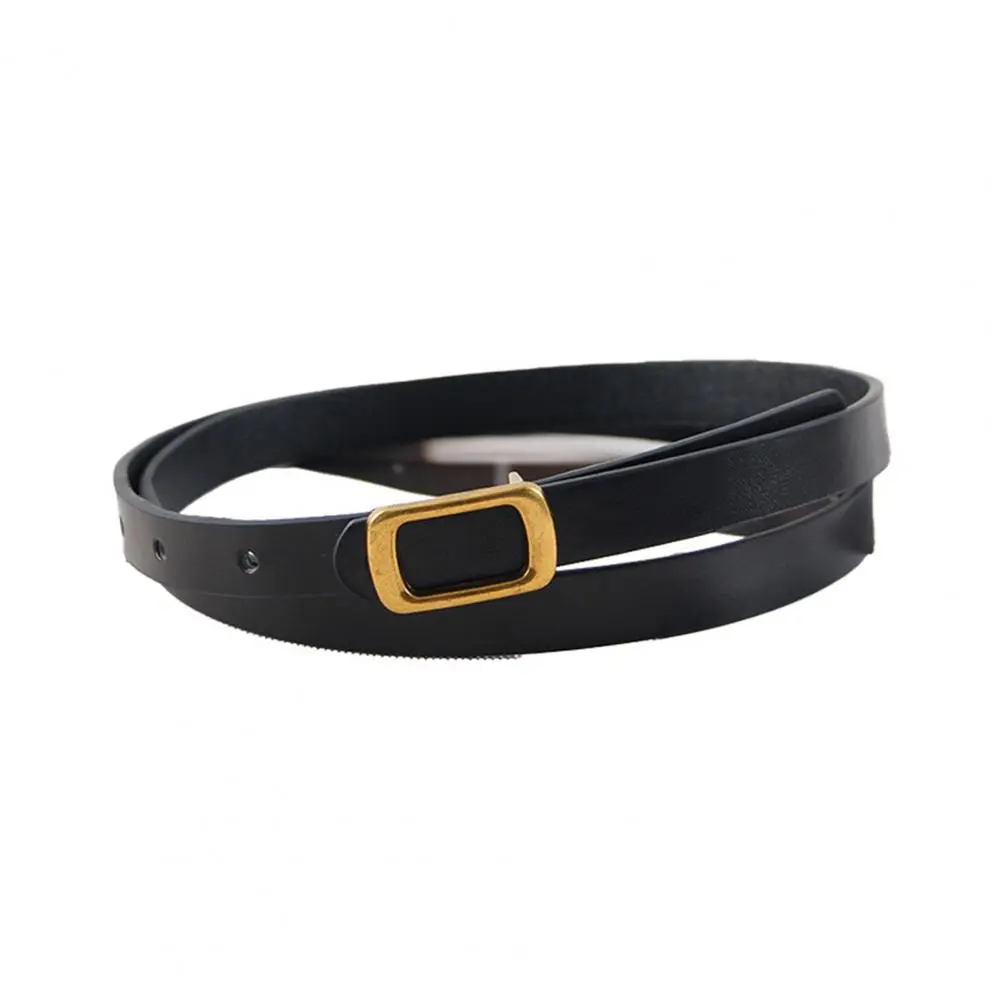 Retro Style Waist Belt Retro Style Imitation Leather Women Belt for Office Parties Adjustable Length Decorative for Jeans