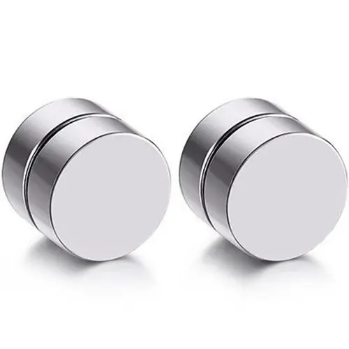 New Popular Magnetic Health Magnet Earring For Men Women And Kids Punk Ear Stud Non Piercing Earrings