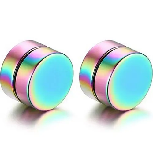 New Popular Magnetic Health Magnet Earring For Men Women And Kids Punk Ear Stud Non Piercing Earrings
