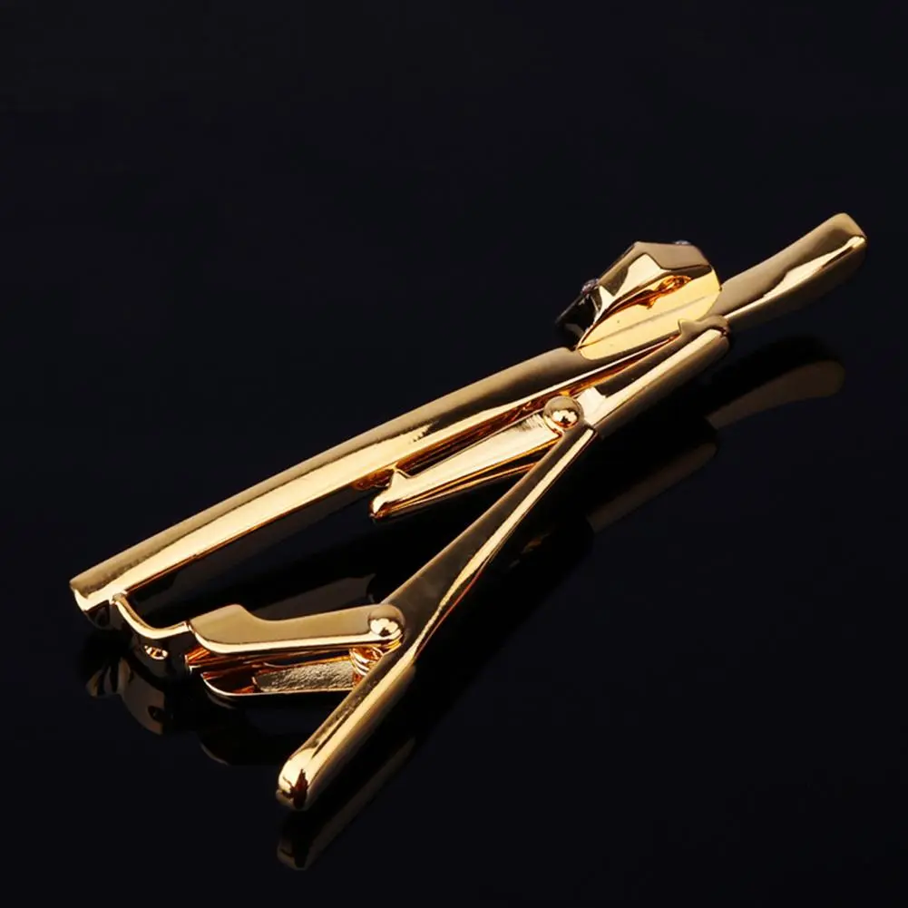 Formal Attire Tie Back Elegant Rose Flower Wing Tie Clip for Men Detachable Lapel Pin for Formal Attire Commuting for Dapper