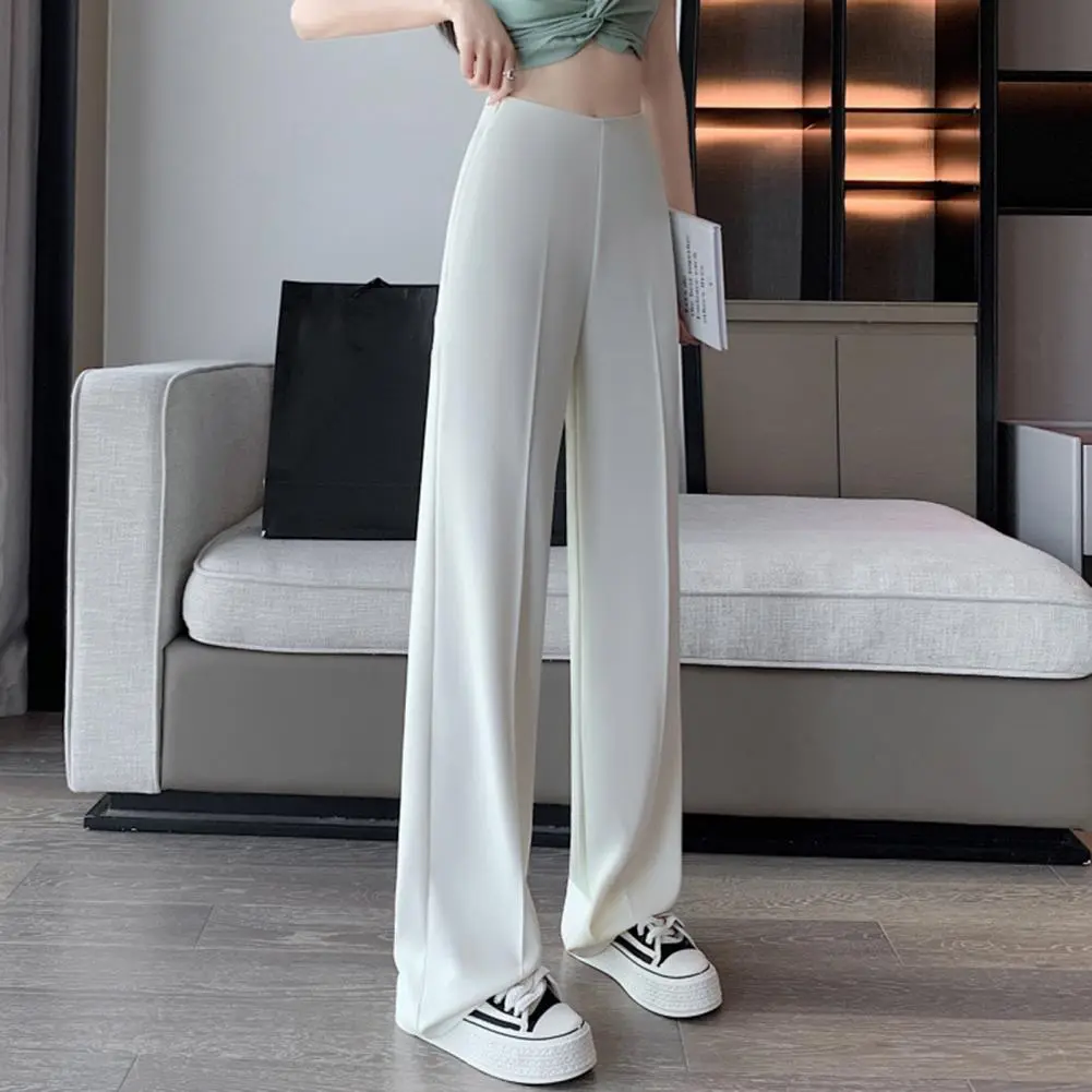 2025 Woman Solid Trouser High Waist Slim Zipper Fly Long Pants Female Wild Commute Office Lady Woman Pencil Pant Street