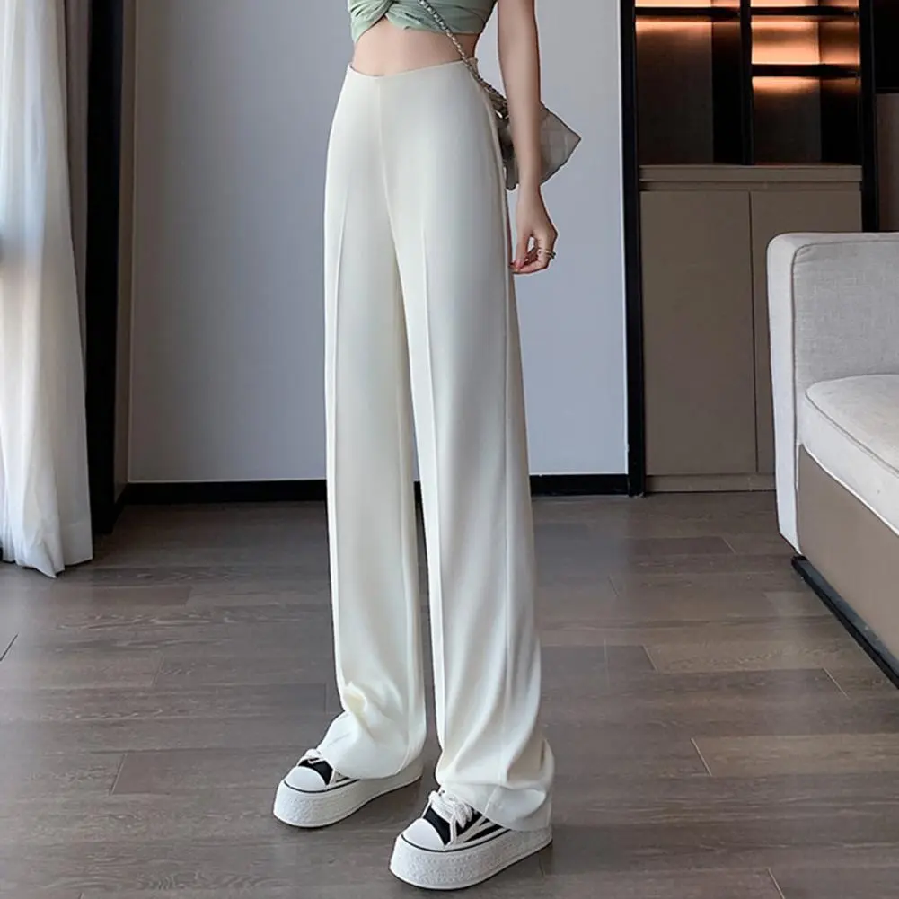 2025 Woman Solid Trouser High Waist Slim Zipper Fly Long Pants Female Wild Commute Office Lady Woman Pencil Pant Street